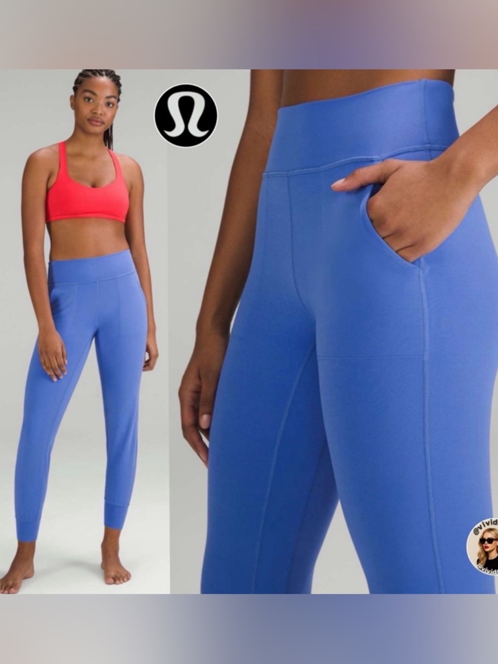 Lululemon Align High Rise Jogger *Full Length Wild Indigo 4 Yoga Pants W5DH7S